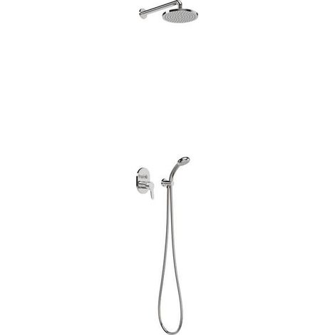 TRES 21599002 BASE-TRES Kit De Grifo Monomando Empotrado 2V Ducha - ref: 21599002