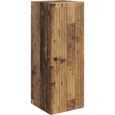 Wandschrank Altholz 33 x 34,5 x 90 cm Holzwerkstoff vidaXL