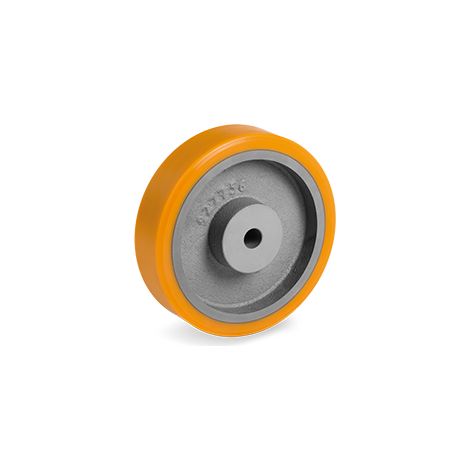 RUOTA POLIURETANO/GHISA 250X80 MM
