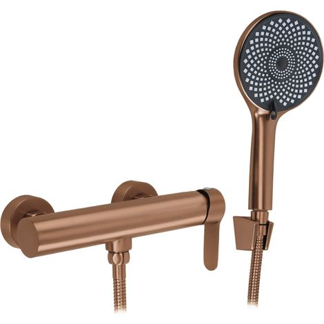 Rubinetto Della Doccia Rea Arcos Brush Copper (1/5)