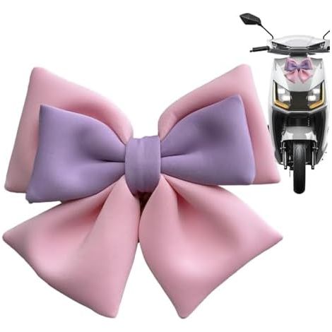 Nœud papillon pour casque  Joli nœud papillon 3D, accessoire de décoration pour casque  Pour femmes, filles, motardes, scooters électriques, pare-chocs arrière de voiture, coffre