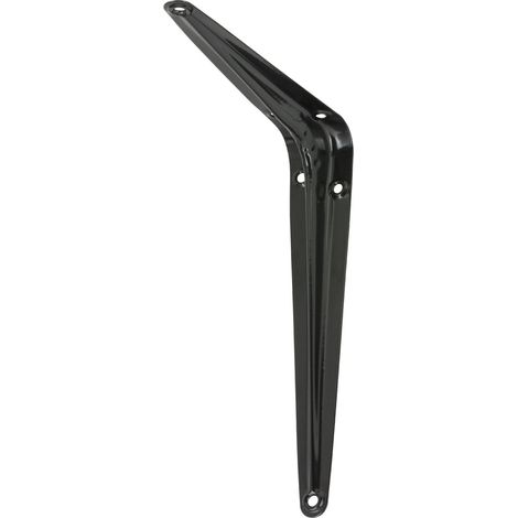 Vormann Stahlblechkonsole schwarz 25 x 30 x 4,4 cm Regal Regalhalterung (1/2)