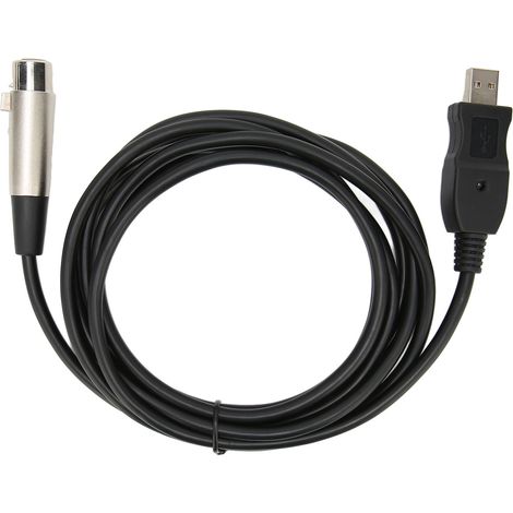 USB-Stecker auf XLR-Buchse Mikrofon-Konverterkabel, 3 Meter, Audioaufnahme (1/5)