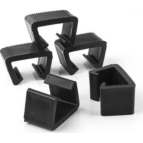 Lot de 8 clips pour meubles en rotin, sangles de fixation pour coussins et coussins de mobilier de jardin, clips antidérapants pour canapé, chaise et table.
