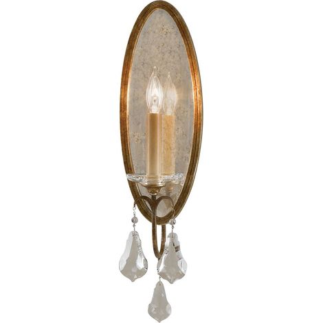 Elstead Valentina - Applique da parete a 1 luce per interni, bronzo, attacco E14 (1/5)