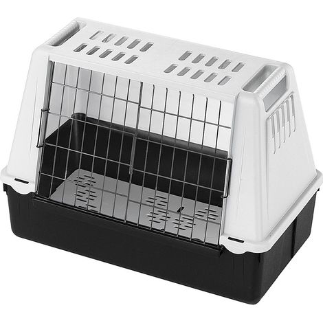 Ferplast Trasportino per Cani da Auto ATLAS CAR MINI Trasportino per Cani con Vani porta oggetti Fessure per l'aerazione, 72 x 41 x h 51 cm. (1/5)