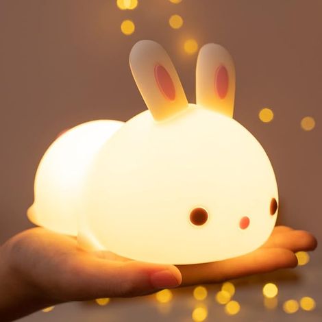 Veilleuse Enfant,Veilleuse Bébé,Veilleuse Enfant Rechargeable,Veilleuse Bebe LED Lapin Tactile,Veilleuse Portable Silicone Nuit Fille Garcon Adulte,Lampe Veilleuse USB Miffy,Cadeau Bebe Fille Garcon (1/5)