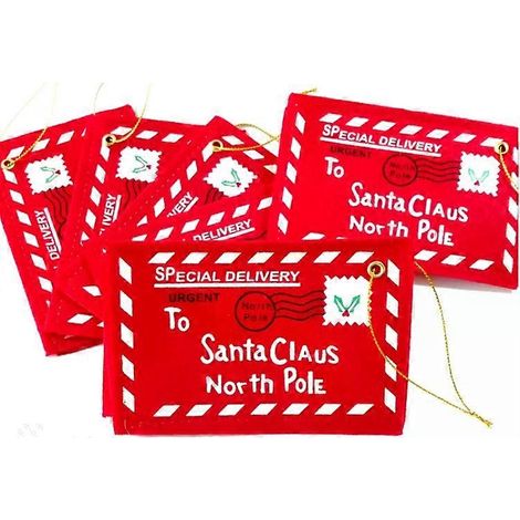Sac à bonbons en feutrine brodée - Enveloppe de décoration de Noël (1/4)