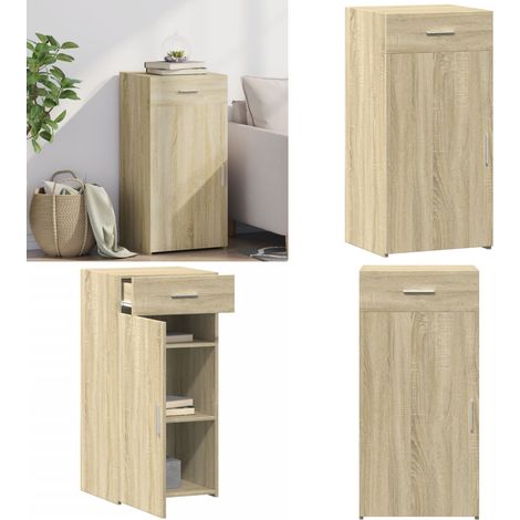 Sideboard Sonoma-Eiche 45x42,5x93 cm Holzwerkstoff - Schreibtisch - Sideboard - Wohnraumgestaltung - Eiche Dekor - Regal - Home & Living (1/5)