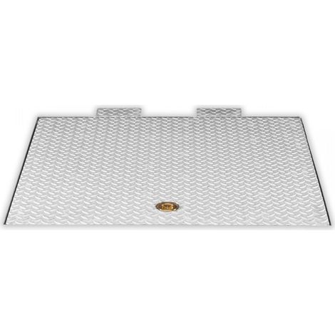Hailo Schachtabdeckung HS8 Edelstahl rechteckig tagwasserdicht und geruchssicher Klasse D 400kN 1200x1200mm (1/4)