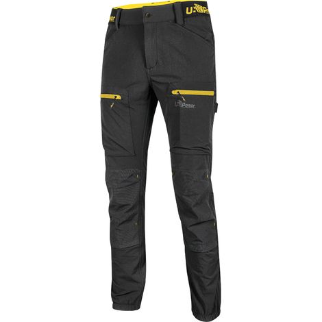 Pantaloni da Lavoro Estivi UPower Harmony Nero-Giallo XL (1/5)