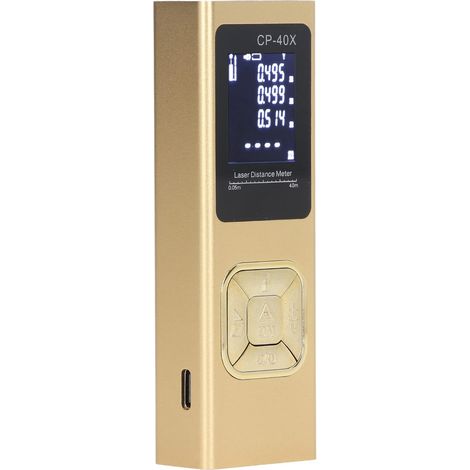 Télémètre Laser Numérique, Mesure Laser Haute Précision Portable pour l'extérieur (40 mètres) (1/5)