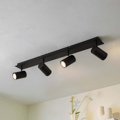 [GEBRAUCHT] B-Ware Lindby Deckenstrahler Joffrey schwarz 80 cm Deckenlampe Deckenleuchte Lampe Spot (1/2)