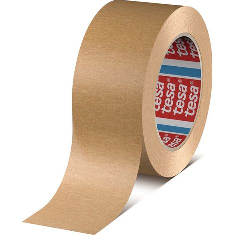 Verpackungsklebeband Papier tesapack® 4713 chamois L.50m B.50mm (1/3)