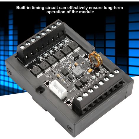 Module de temporisation à relais programmable FX1N-14MT pour carte de commande PLC industrielle avec boîtier (1/5)