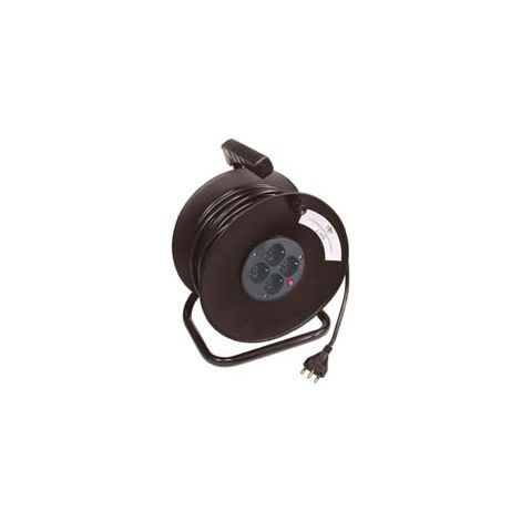 AVVOLGICAVO ELETTRICO 4 PRESE POLIVALENTI  mt.25    SYNTESY