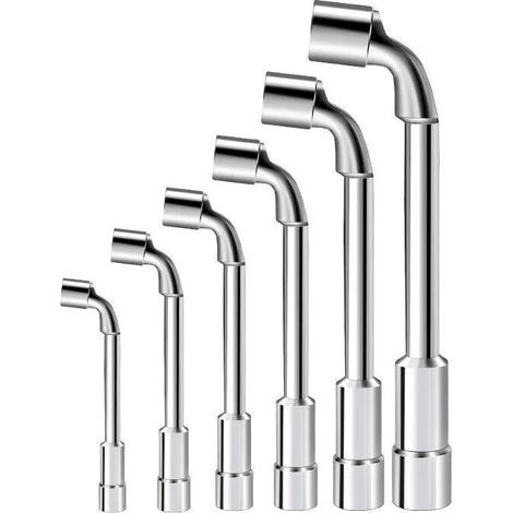 llaves de boca en forma de L de 7/8/9/10/11/12 mm para reparaciones, tuberías, mantenimiento de bicicletas y automóviles (1/4)