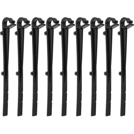 20 Pieces Gutter Filter Retaining Clip, Fixing Guard, Secured from Hooks, Gutter Protection, Abdominal (1/4)