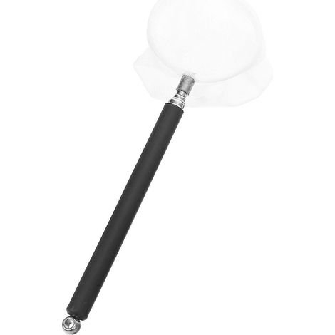 Épuisette télescopique, adaptée aux aquariums, ensemble de 3 pièces, petite épuisette pour aquarium, noire. (1/5)