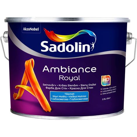 Sadolin PAINT AMBIANCE ROYAL weiße Farbe 2,5L