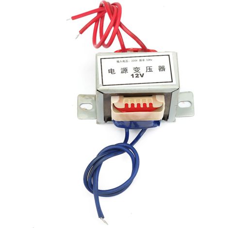 Transformateur de Puissance 12V/24V AC 10W 220V 50Hz Monophasé (1/5)