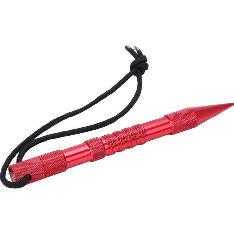Aiguille en Alliage d'Aluminium pour Paracord - Accessoire de Montage pour Travaux du Cuir ou Paracord Rouge (1/5)