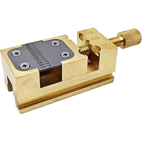 Mini étau à main, mini étau de serrage en laiton, utilisable pour le serrage de mini-montres et de petites pièces. (1/5)