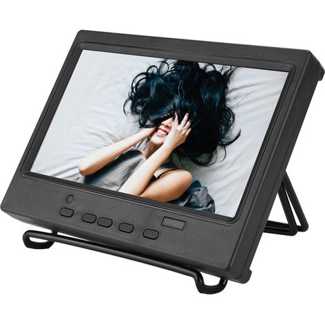 Moniteur portable 7 pouces, écran multifonction 1024x600, compatible HDMI, VGA et entrée AV (prise UE) (1/5)