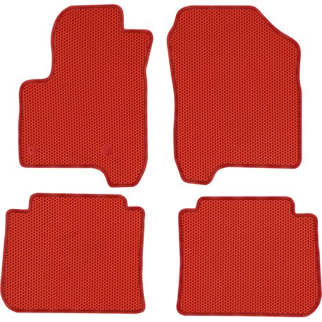 Citroën C3 Picasso (2009-2017). Tapis de sol dédiés - EVA alvéolé rouge (1/5)