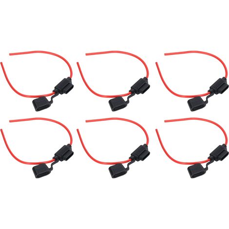 Support de fusible résistant à la fusion, 10 pièces, câblage facile, étanche, avec fusibles 16AWG, 15A (1/5)