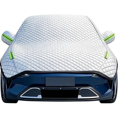 Housse de Voiture Protection Contre Le Protection extérieure Robuste Demi-housse de toit pour voiture pour UV Pluie Berline Véhicule Automobile Extérieur Toit Givre Camionnette (1/5)