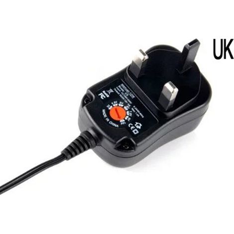 Chargeur universel 100-240 V vers 3 V/4,5 V/5 V/6 V/7,5 V/9 V/12 V, 12 W, adaptateur secteur/CC à découpage (1/5)