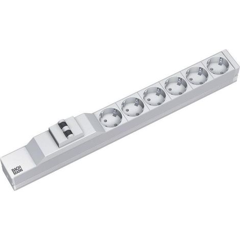 BACHMANN 19" 1HE 6xCEE7/3 1xLS 2,0m CEE7/7, 333.412