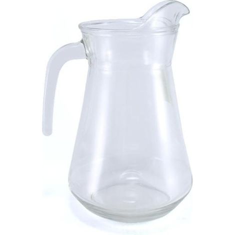1,3 lts. jarra cristal transparente 1300 cc vidrio mod venus, similar jarra broc