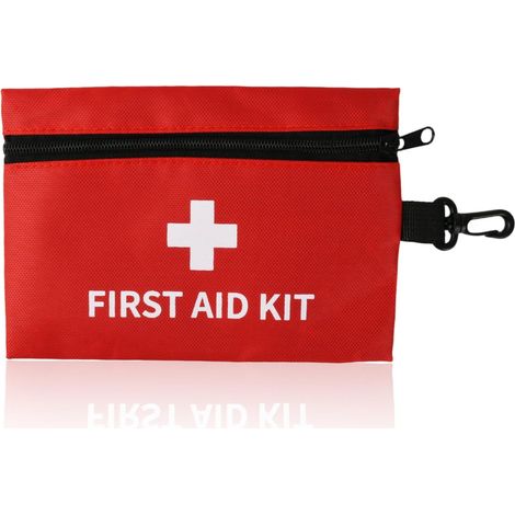 Trousse De Secours Vide Tissu Oxford Imperméable Et Anti-Poussière pour La Famille, Les Voyages Et Les Aventures en Plein Air (1/5)