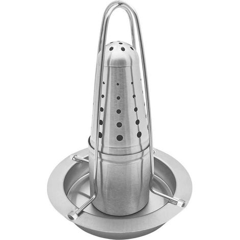 Grille de cuisson pour poulet en acier inoxydable, barbecue d'extérieur portable et multifonctionnel (1/5)