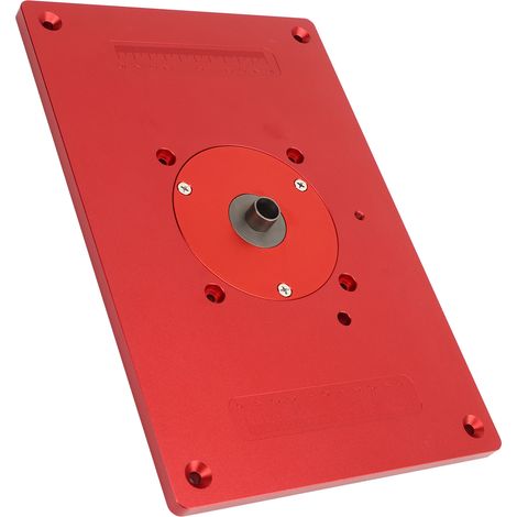 Einsatzplatte aus Aluminiumlegierung für Frästische, hochpräzise Aluminium-Fräsplatte zur Montage von Tischeinsätzen in der Holzbearbeitung. (1/5)