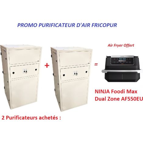 Lot de 2 Purificateurs d'air 825m3/h UV-C + filtre HEPA 1240x600x600mm grand locaux Fricopur PURE825 Promo 1 AirFryer offert (1/5)