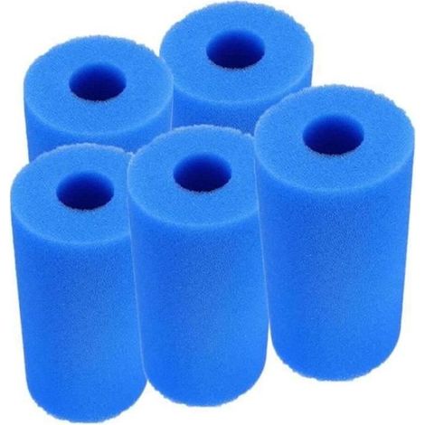 POMPE - GROUPE FILTRANT - BLOC DE FILTRATION 5PCS Filtre Lavable de piscine pour piscine Intex de type A Filtre Eponge de Cartouche (1/4)