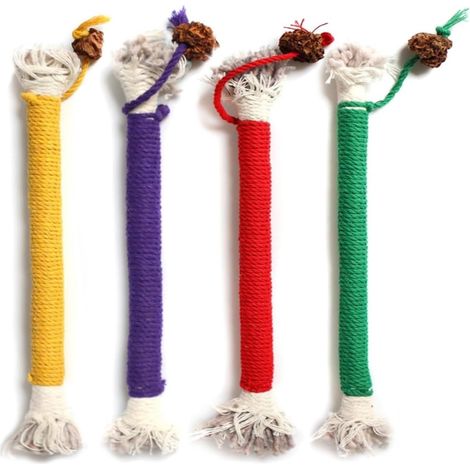4pcs Catnip Toy Biting Rope -4 Colors - 4pcs Catnip Toy Biting Rope -4 Colors - 4pcs Catnip Toy Biting Rope -4 Colors (1/5)