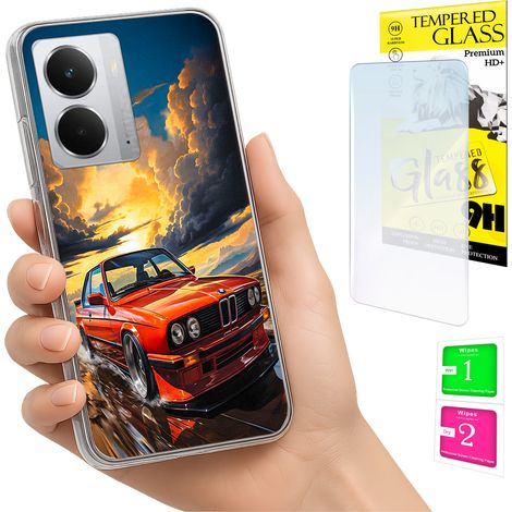 Custodia per Realme 14 5G / 14T 5G con cover fotografica e vetro temperato 9H. (1/5)