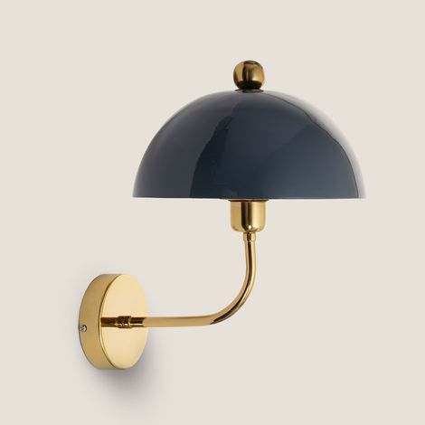 Lampada da Parete Metallo Onkar Azzurro