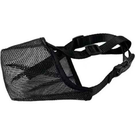 Filiyano-Muselière pour chien, Muselière souple en filet pour petits chiens, Muselière avec protection contre les appâts empoisonnés et sangles (1/5)