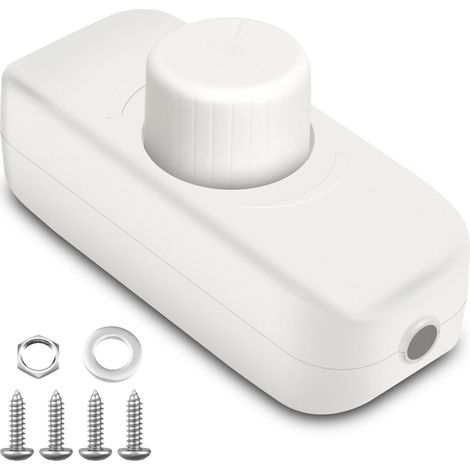 Variateur d'intensité LED, Variateur de Lumiere Led, Puissance Réglable 3 100W, AC 220 240V/50Hz, Interrupteur variateur, variateur Rotatif pour Dimmable Lampes, Salon, Chambre (1/5)