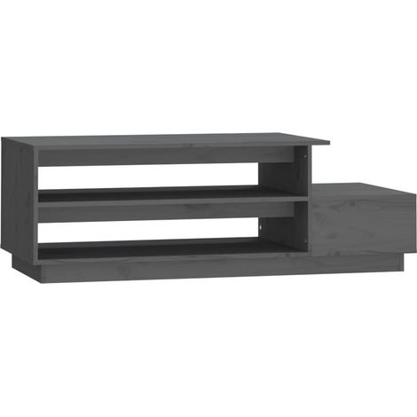 Maison Exclusive - Table basse Gris 120x50x40,5 cm Bois massif de pin