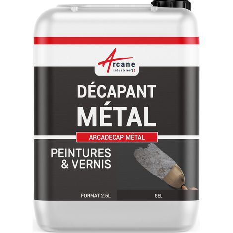 Arcane Industries – Décapant peinture métal gel 2.5L – Efficace sur peintures multi couches – Action rapide jusqu'à 12h – Respecte les supports