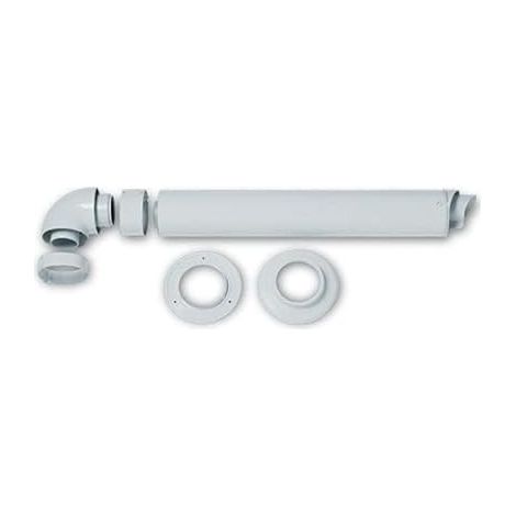 Kit Horizontal Ø60/100 L.80Cm Pour Chaudière Hermann Thema + Espace (1/3)