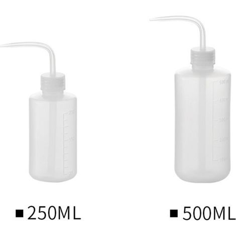 500 ml 250 ml arrosoir pour plantes d'intérieur succulentes cactus plastique presser eau peut longue buse incurvée bouche abreuvoir bonsaï terrarium orchidées semis (1/4)
