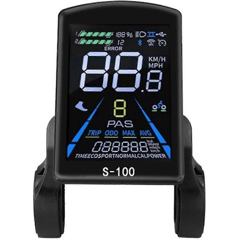 Compteur de vitesse S-100 à 5 broches pour vélo électrique, connecteur SM (1/5)