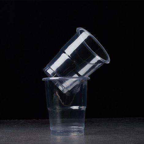 Gobelets jetables transparents pour la table et les boissons, gobelets en plastique jetables, paquet de 50. (1/5)
